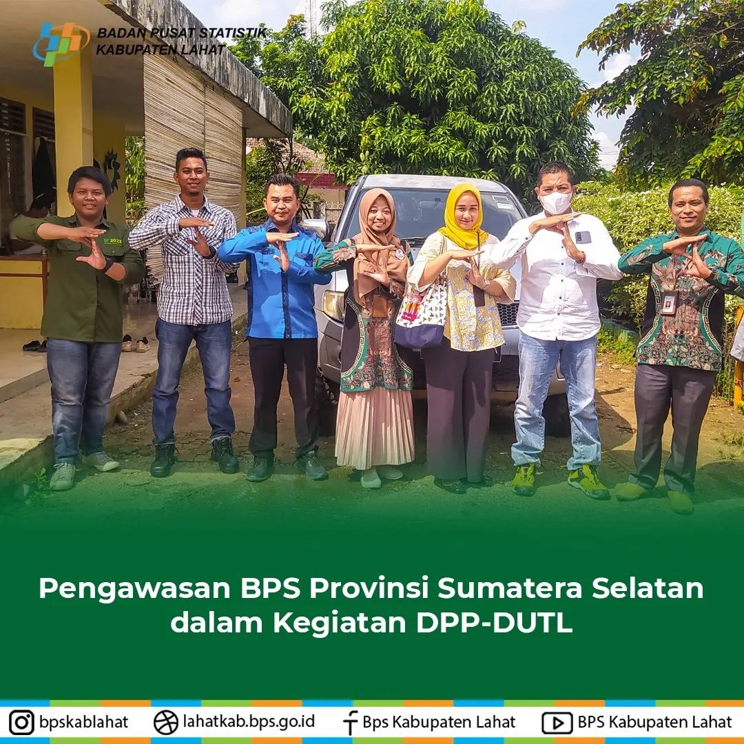 Pengawasan Lapangan BPS Provinsi Sumatera Selatan